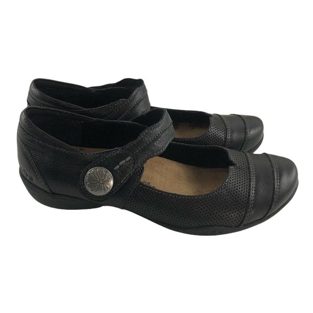 Taos Women’s Shoe Bravo Size 6.5 M Black Leather M